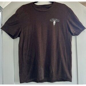 Cowboy Hardware Brown T-Shirt Tee Crew Neck Tough As Nails Men’s Sz Boot Barn